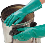 N-Dura Nitrile Synthetic Rubber Glove - Flock Lined