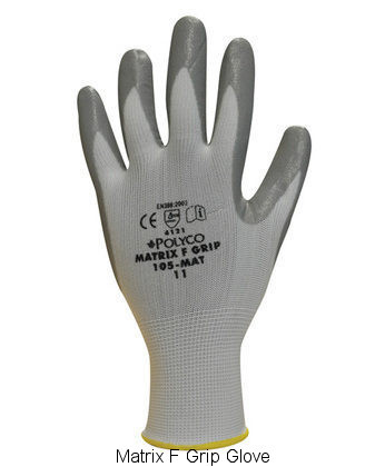 Polyco Touchstone Grip Gloves cut 3 beständig aus Kevlar Größe 8 NEU. 